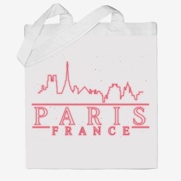 Сумка хб «Города Мира - Париж Франция»