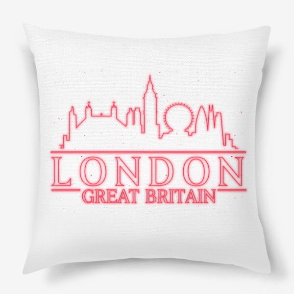 Подушка «Города Мира - Лондон Великобритания»