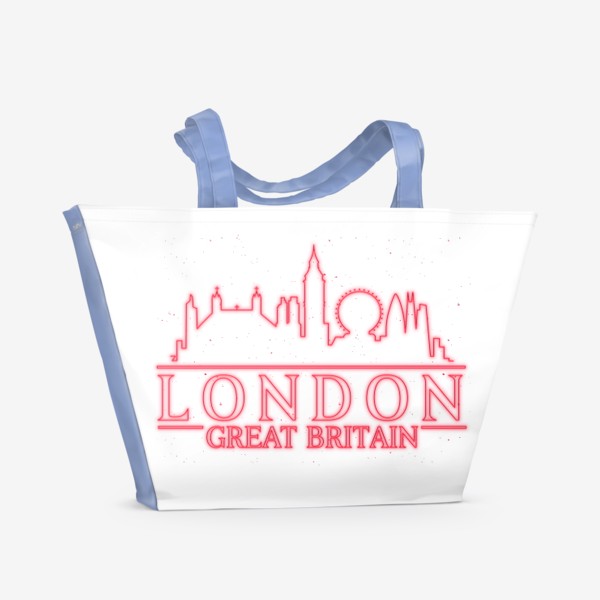 Пляжная сумка «Города Мира - Лондон Великобритания»
