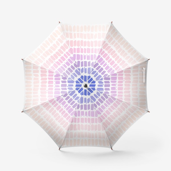 Зонт «Минималистичные абстрактные мазки в бежевой и синей гамме»