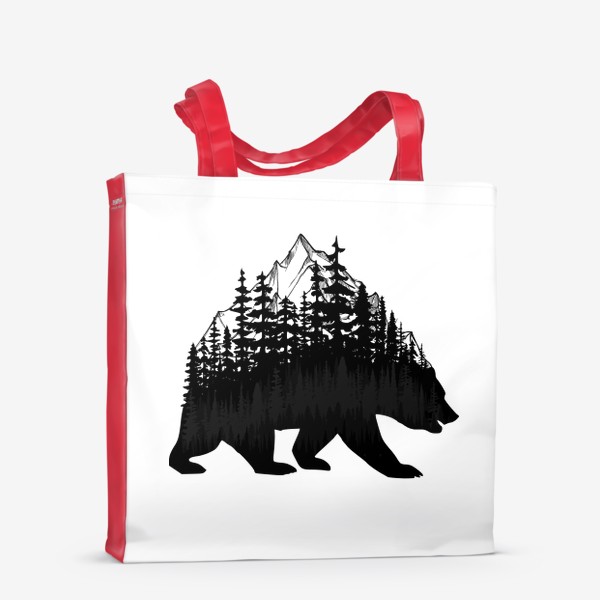 Сумка-шоппер «Медведь! Смотри, медведь!»