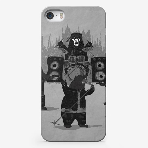 Чехол iPhone «Плохой Медведь и Медвежий Панк!»