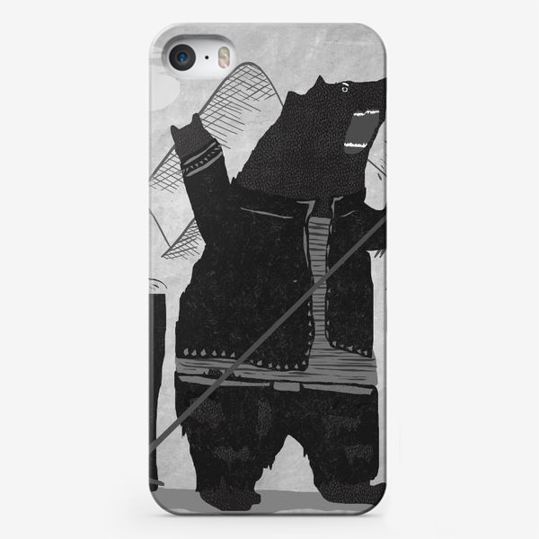 Чехол iPhone «Плохой Медведь и Медвежий Панк!»