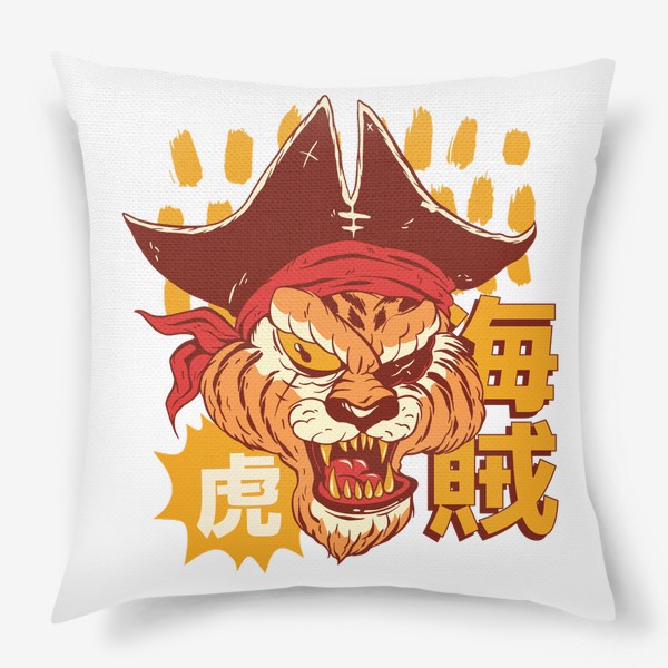 Подушка «Аниме Тигр Пират - Anime Tiger Pirate»