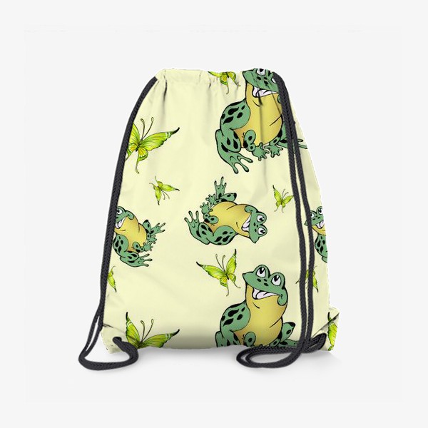 Рюкзак «Лягушки и бабочки»