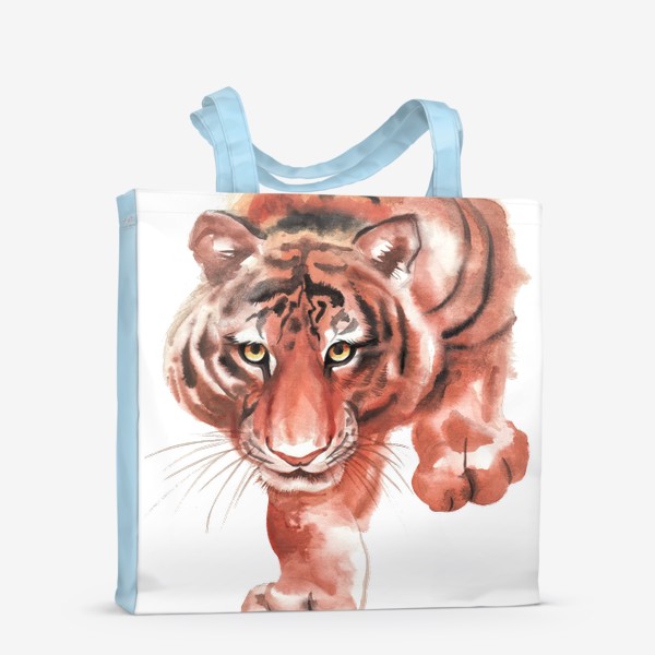 Сумка-шоппер «Акварельный тигр»