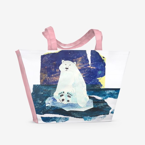 Пляжная сумка «белый мишка»