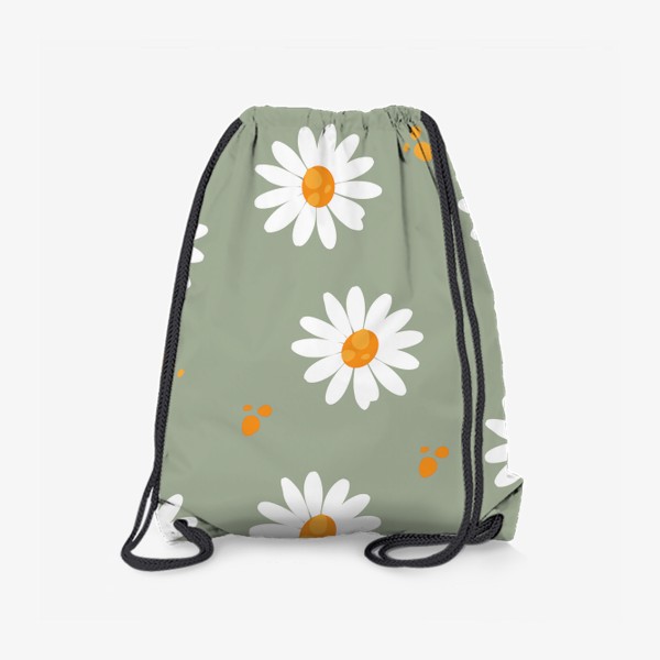 Рюкзак «Ромашки.Летний бесшовный паттерн с цветами.»