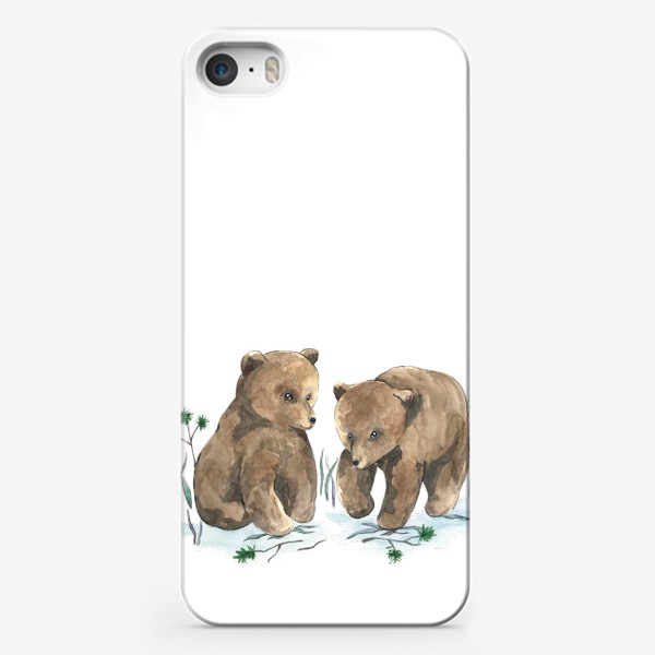 Чехол iPhone «Медвежата»