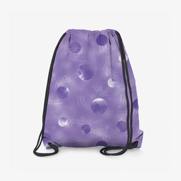 Рюкзак «Стеклянные шарики на текстурном фоне. »
