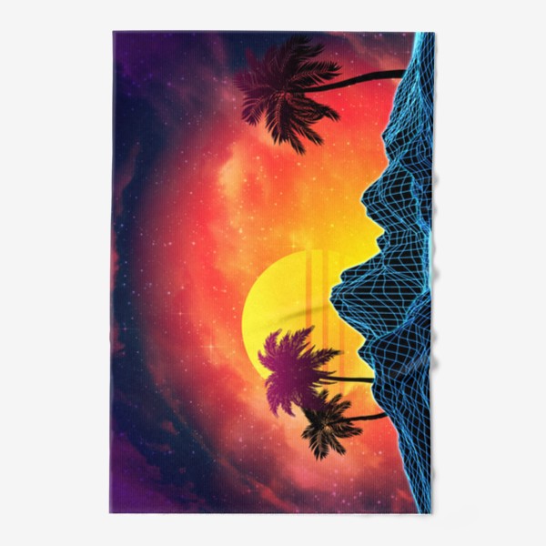 Полотенце «Синтвейв пляж и пальмы»