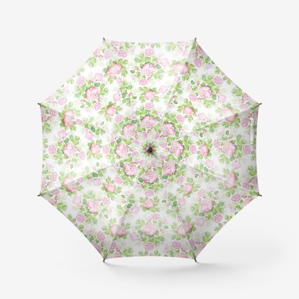 Зонт «Акварельные цветы. Ранункулюс.»