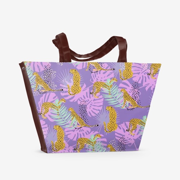 Пляжная сумка «Leo Purple»