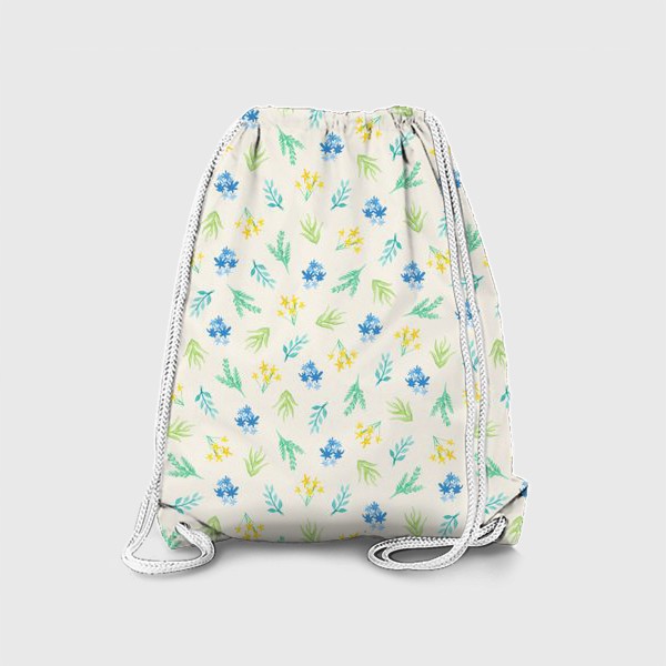 Рюкзак «Цветы и листья»