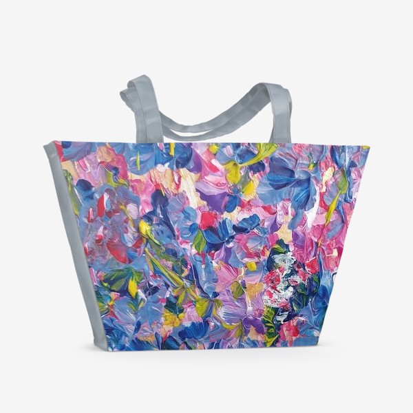 Пляжная сумка «Цветочный ковёр»