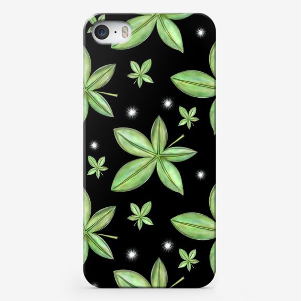 Чехол iPhone «Пятиконечные листья»
