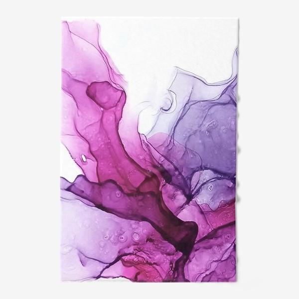 Полотенце «стильный принт абстракция цветы»