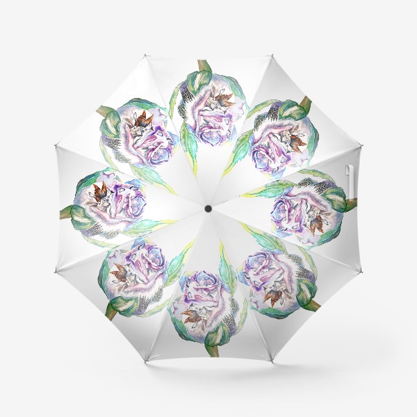 Зонт «цветы  лето абстракция стильный принт»