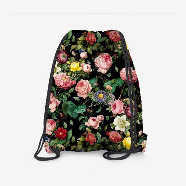 Рюкзак «Узор из разноцветных цветов»