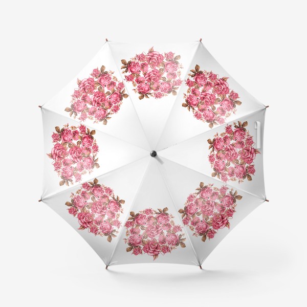 Зонт «патерн розы»