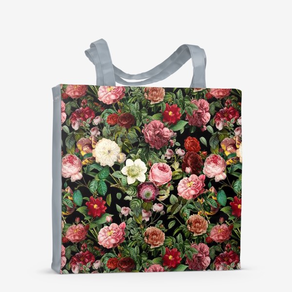 Сумка-шоппер «Паттерн из летних цветов»
