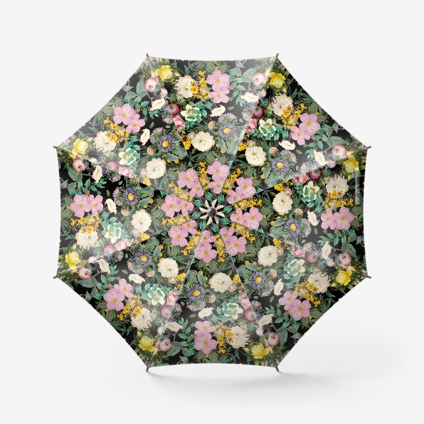 Зонт «Летние цветы - летнее настроение»