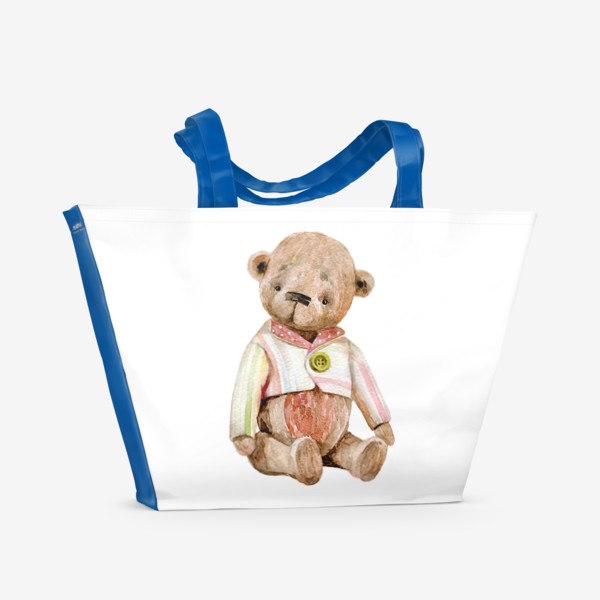 Пляжная сумка «Мистер Счастливчик (коллекционная игрушка Наташи Субботы)»