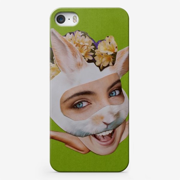 Чехол iPhone «Коллаж - Весенний Кролик. Пасха. 2023»