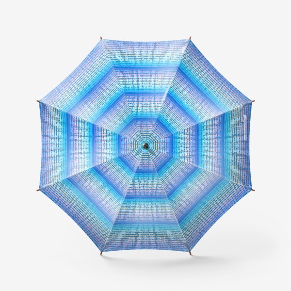 Зонт «Паттерн градиентные полоски в сине-розовой гамме»