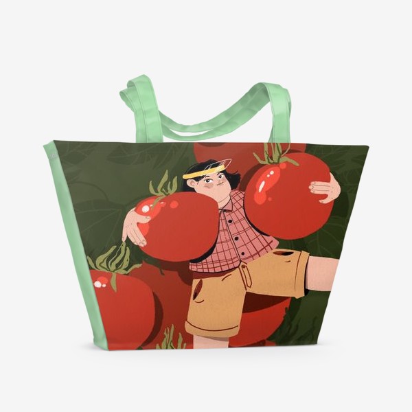 Пляжная сумка «томато»