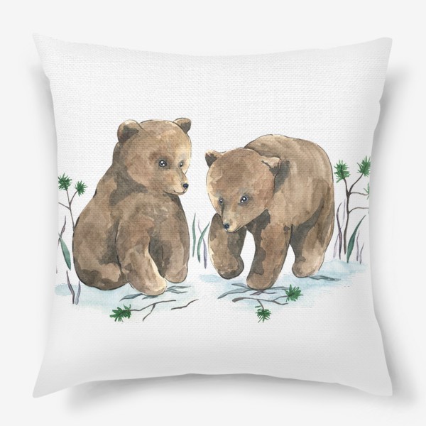 Подушка «Медвежата»