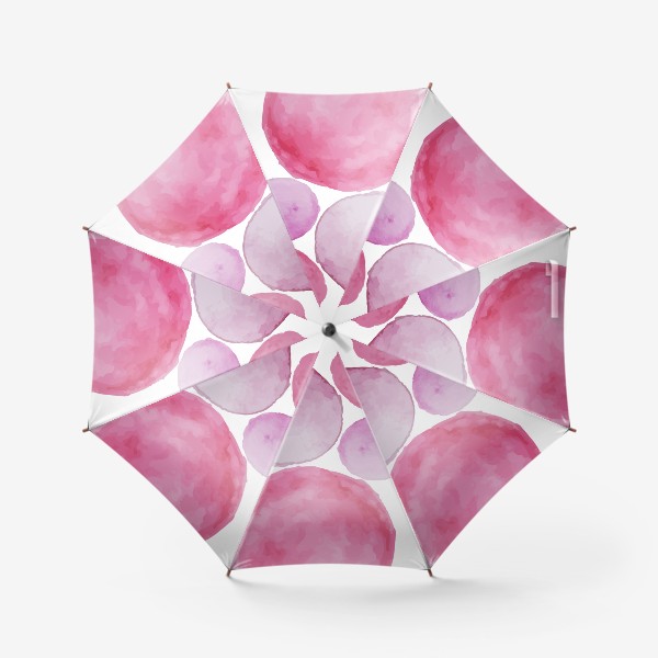 Зонт «Розовые акварельные пятна»