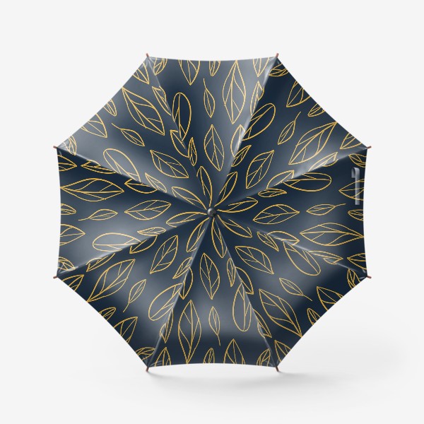 Зонт «Контурные листья»