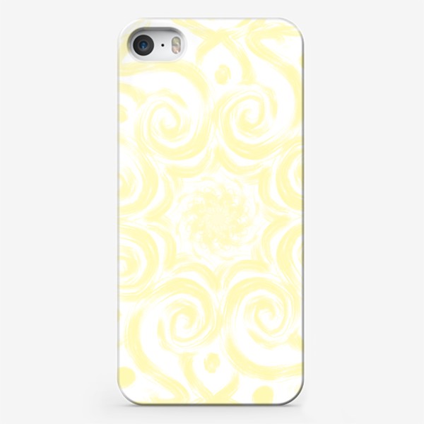 Чехол iPhone «Желтый узор»