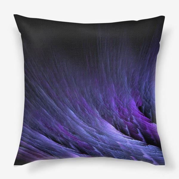Подушка «Фиолетовая абстракция»