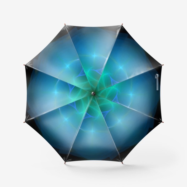 Зонт «Голубая абстракция»