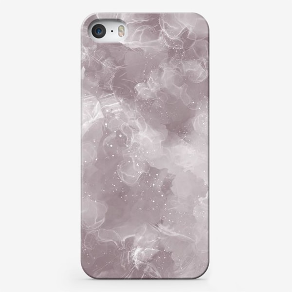 Чехол iPhone «Мраморный дизайн. Розовый кварц. Паттерн»
