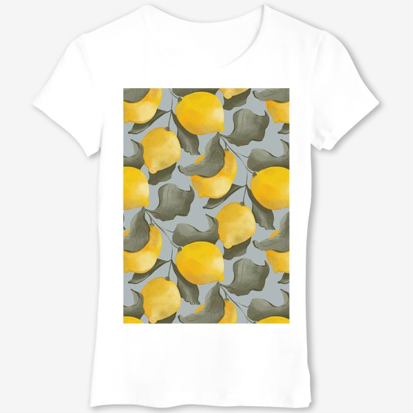 Футболка «Паттерн с лимонами»