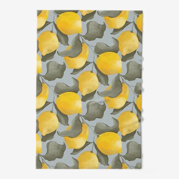 Полотенце «Паттерн с лимонами»