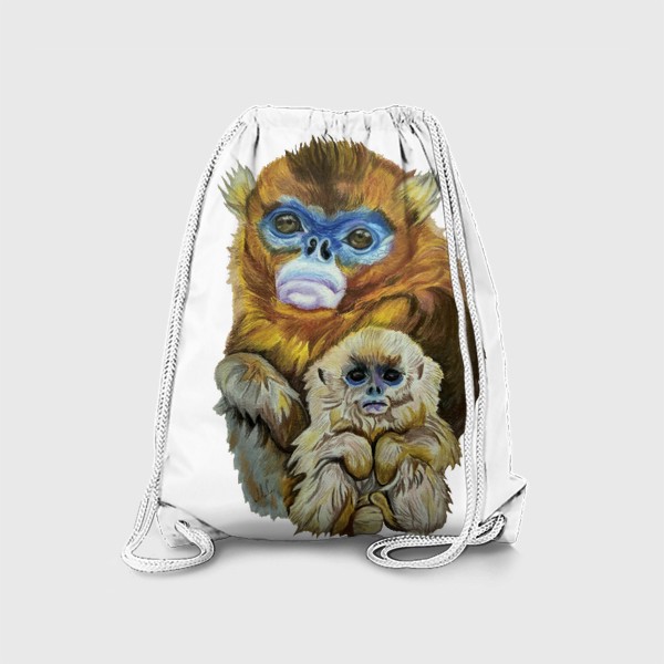 Рюкзак «Курносые обезьянки»