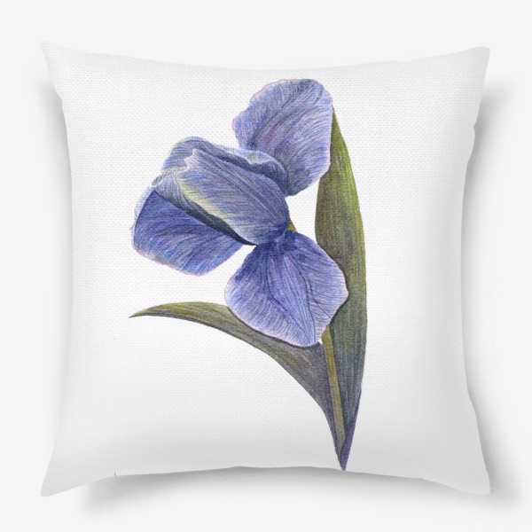 Подушка «Синий тюльпан»