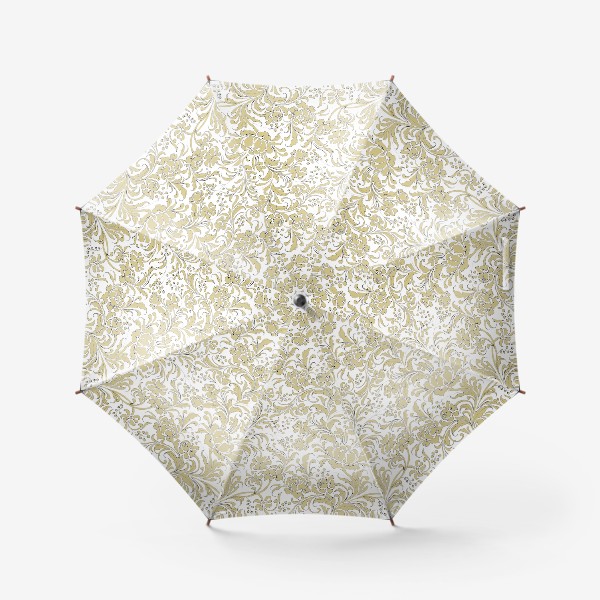 Зонт «Золотой бесшовный орнамент»