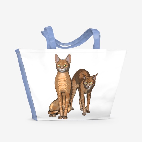 Пляжная сумка «Рыжие Коты»