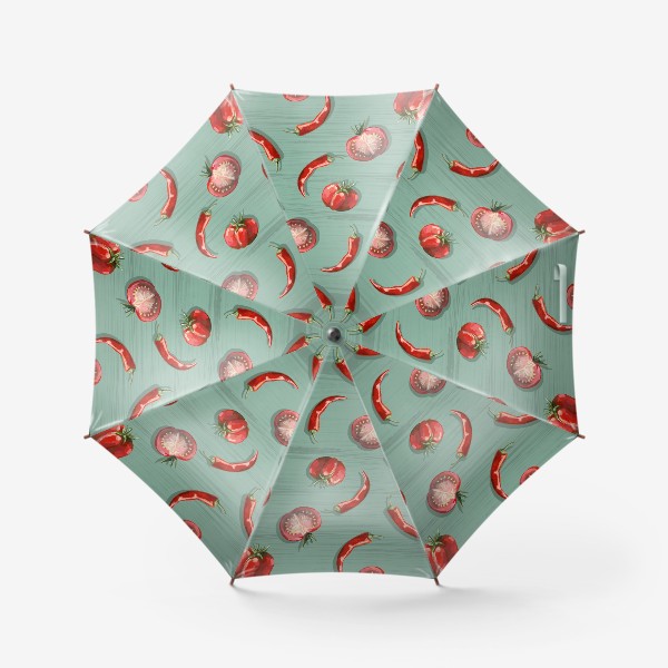 Зонт «Красные томаты»