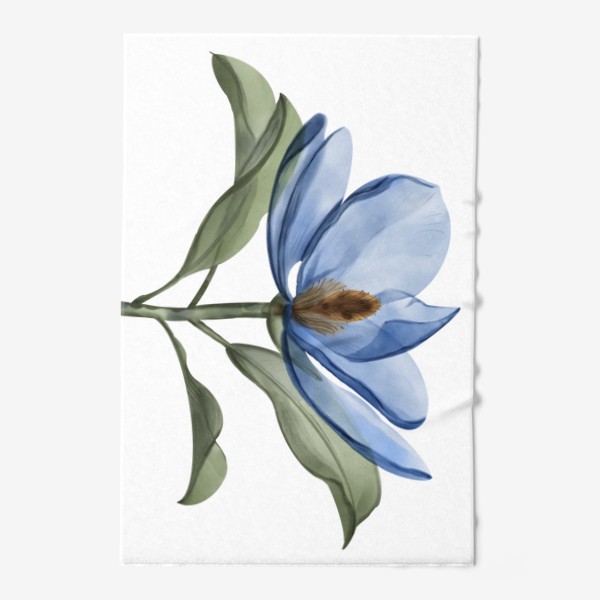 Полотенце «Голубой цветок»
