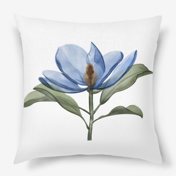 Подушка «Голубой цветок»