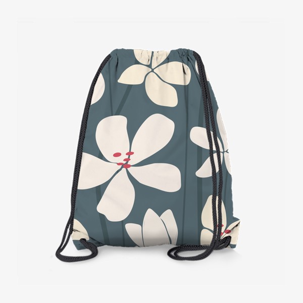 Рюкзак «Цветочный ретро принт»