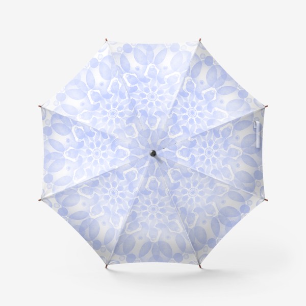 Зонт «Голубой узор»