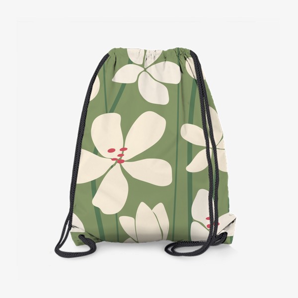 Рюкзак «Цветочное поле, ретро»