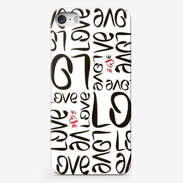 Чехол iPhone «love»